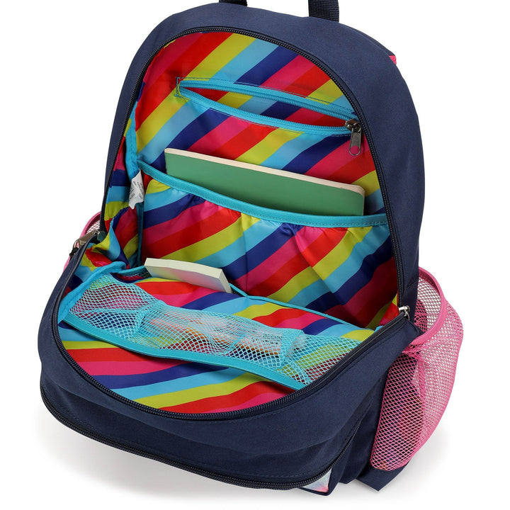 Kids Backpack | 16" Tall | Retro Rainbow