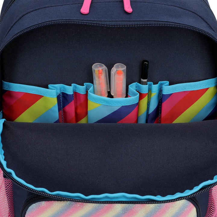 Kids Backpack | 16" Tall | Retro Rainbow