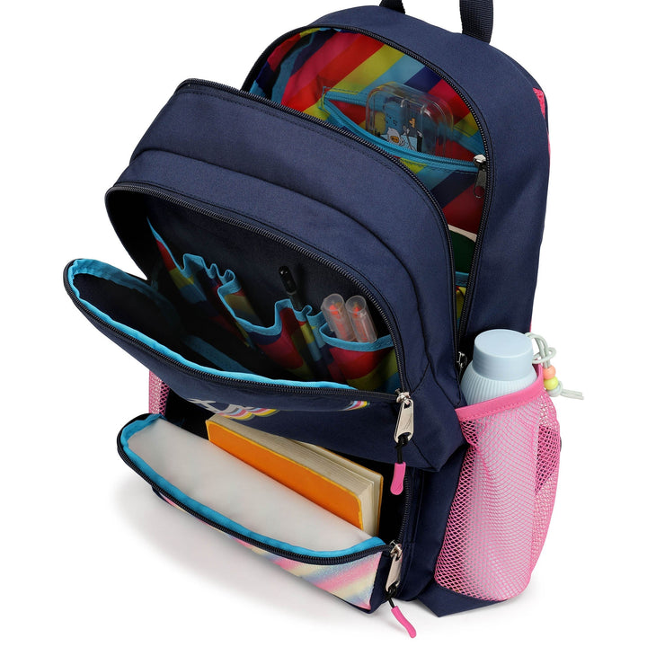 Kids Backpack | 16" Tall | Retro Rainbow