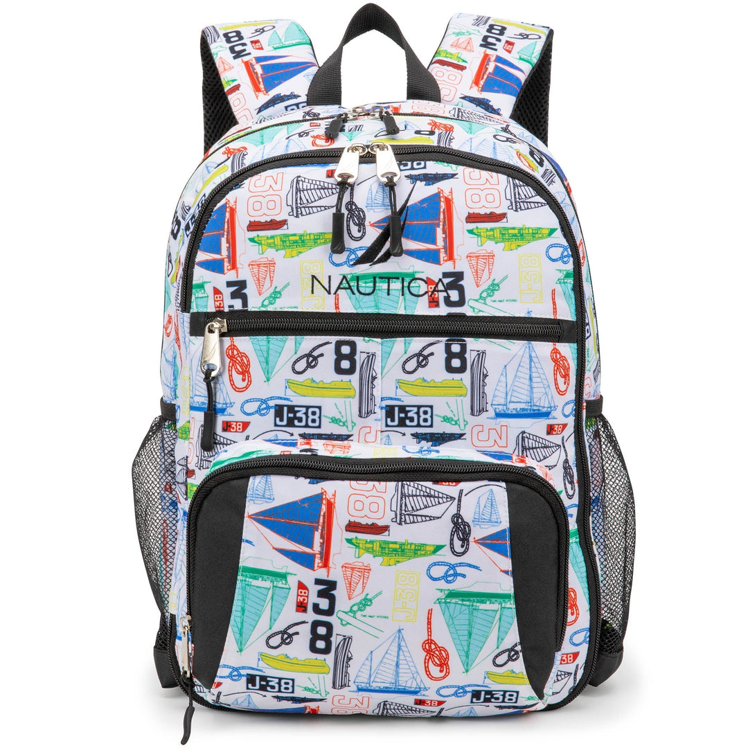 Kids Backpack | Sailboats | 16" Tall
