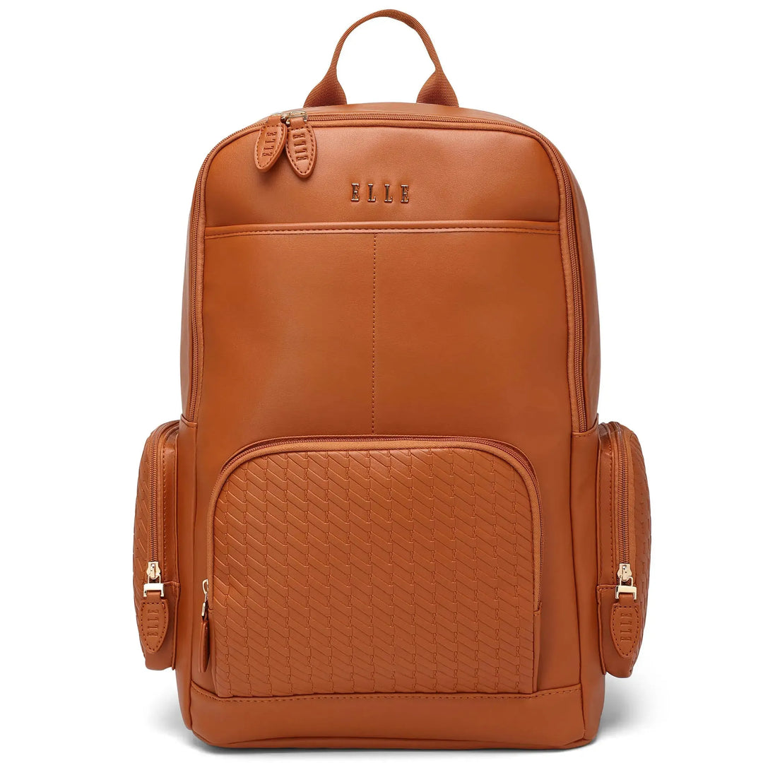 Leisure Luxe 27L Vegan Leather Backpack