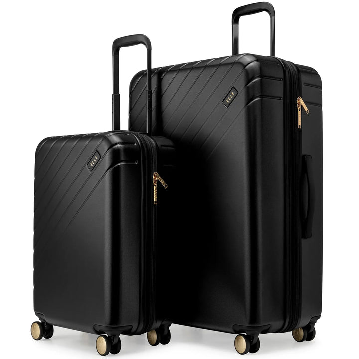 Louvre 2 Piece Expandable Polycarbonate Luggage Set