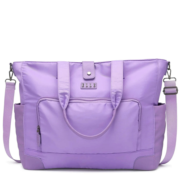 Voyage 25L Twill and Vegan Leather Weekender Tote Bag