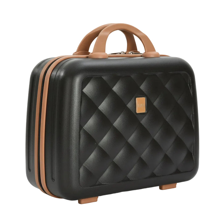 Luan Paris Diamond Collection 4-Piece Hardside Luggage Set with Beauty Case