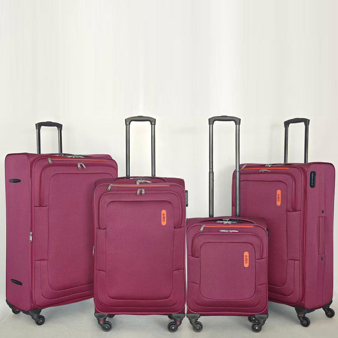 AIRES 4 Piece Expandable Luggage Set