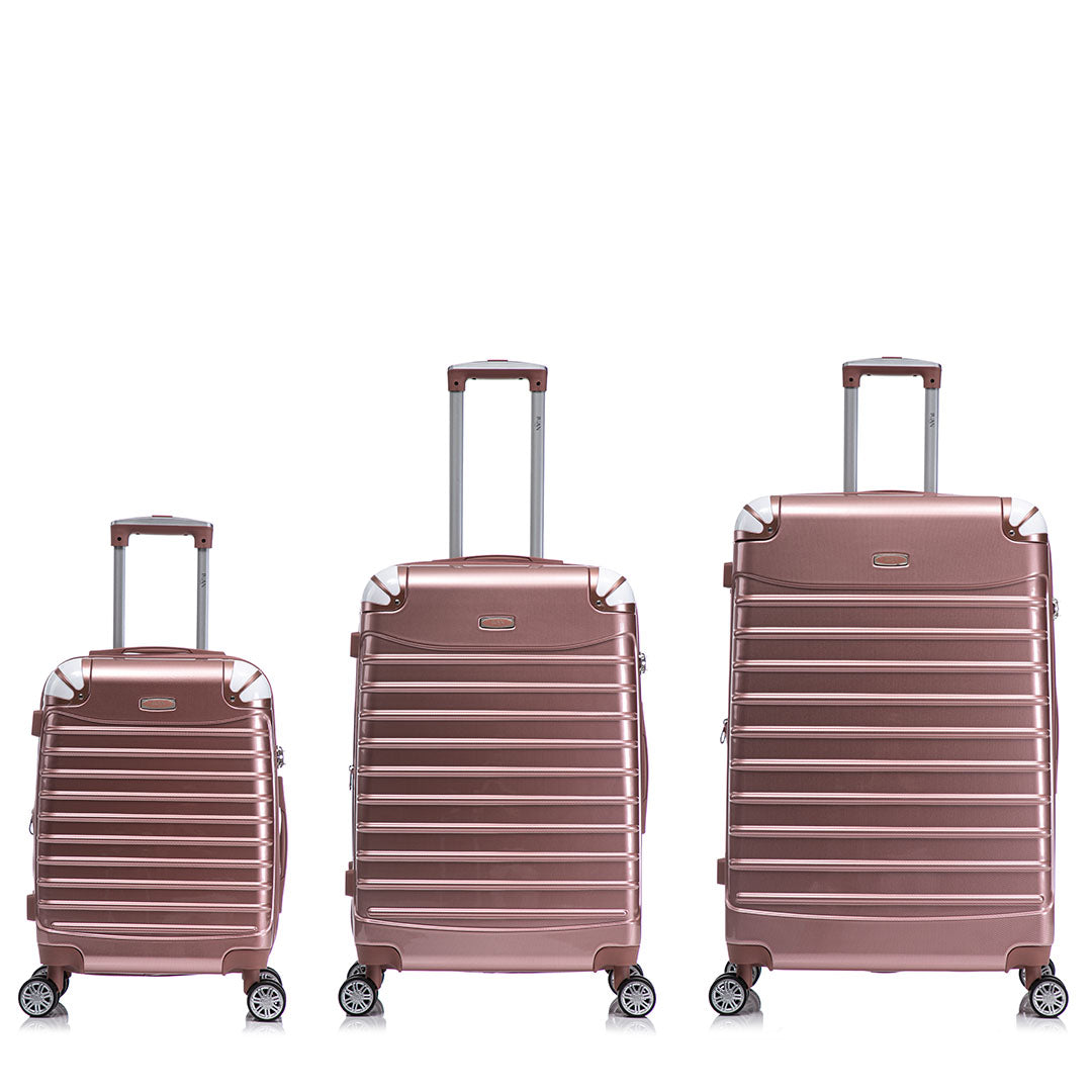 Luan New Castle 3 Piece Expandable Luggage Set