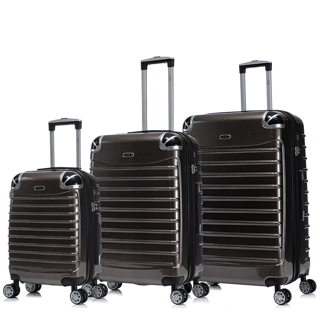 Luan New Castle 3 Piece Expandable Luggage Set