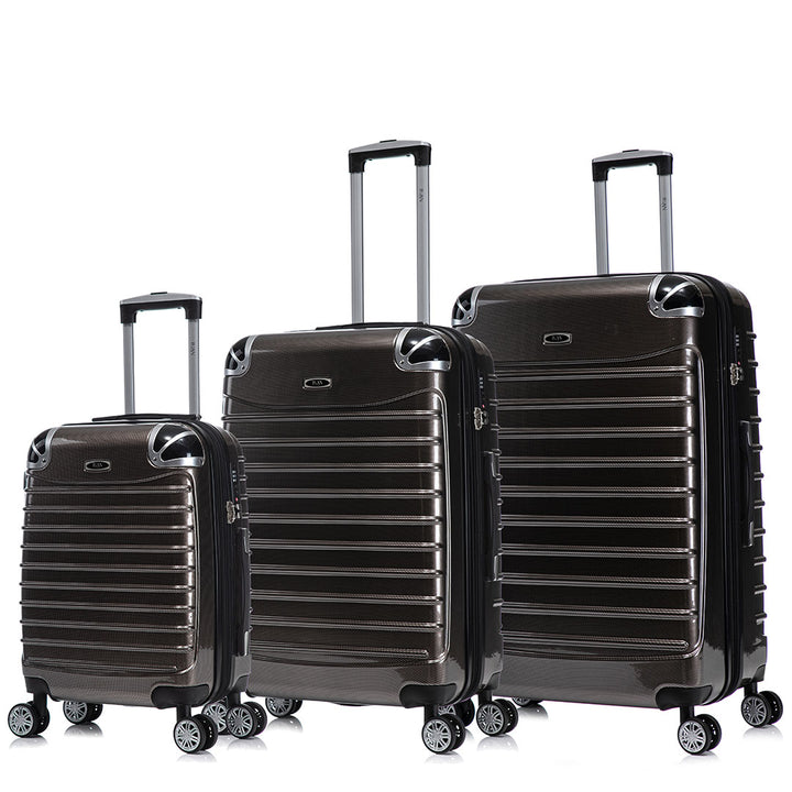 Luan New Castle 3 Piece Expandable Luggage Set