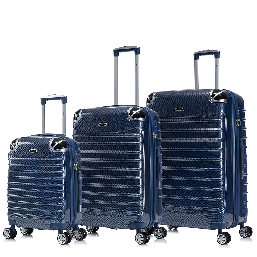 Luan New Castle 3 Piece Expandable Luggage Set