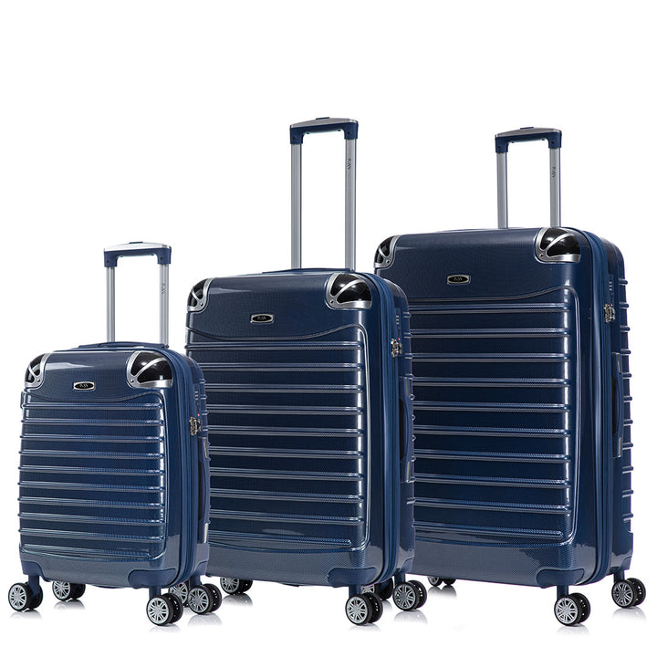 Luan New Castle 3 Piece Expandable Luggage Set