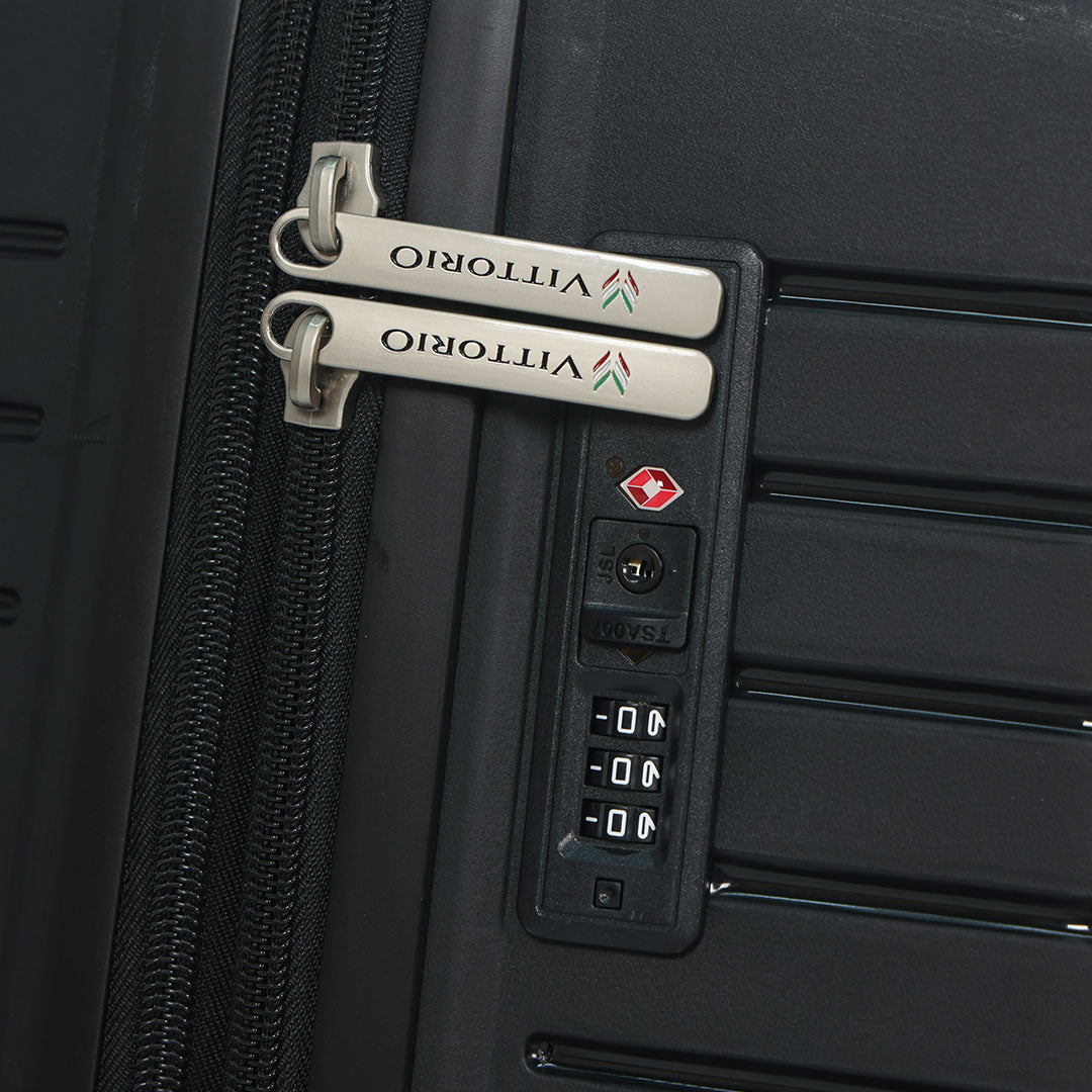 Vittorio Classic 3 Piece Expandable Luggage Set