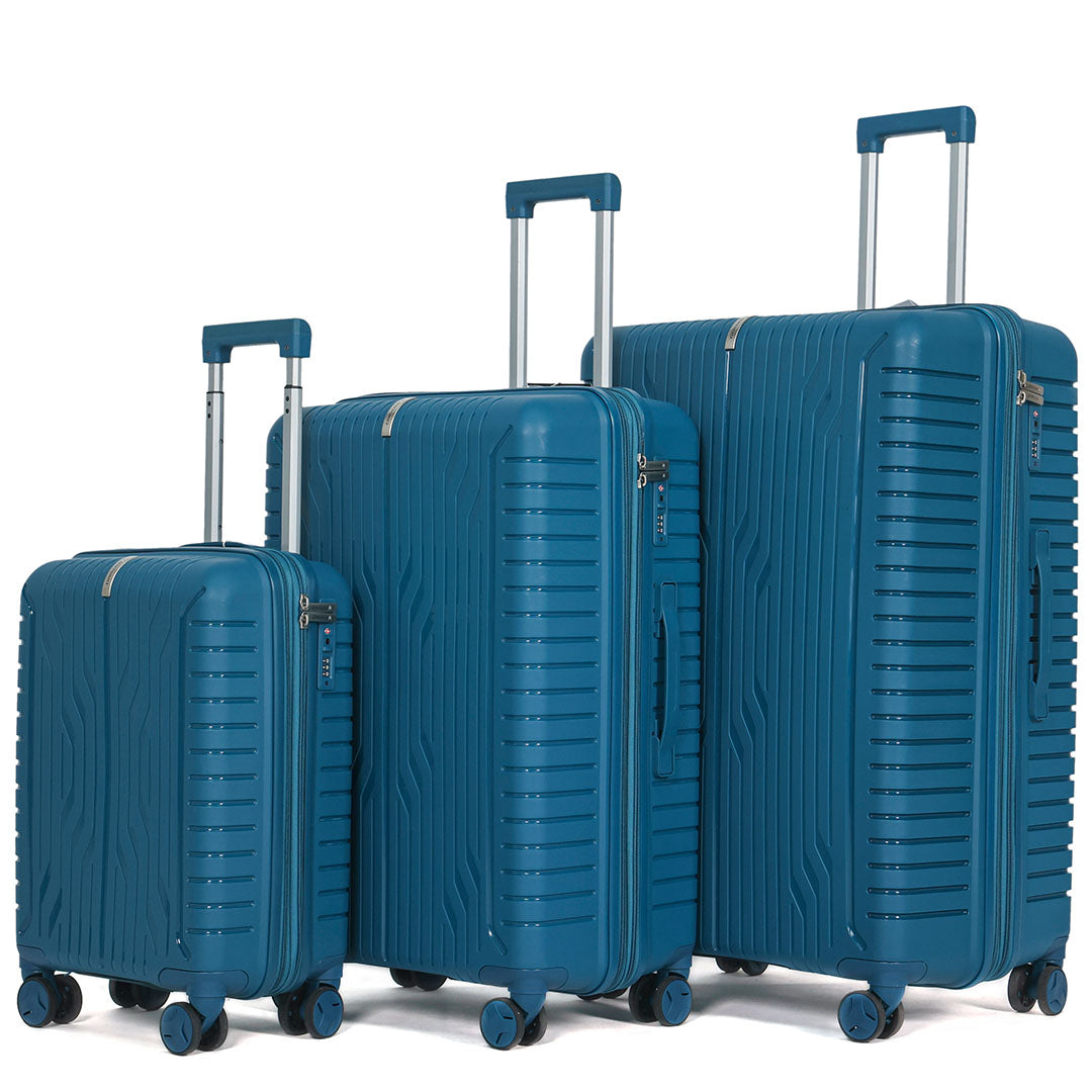 Vittorio Classic 3 Piece Expandable Luggage Set