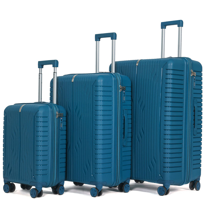 Vittorio Classic 3 Piece Expandable Luggage Set