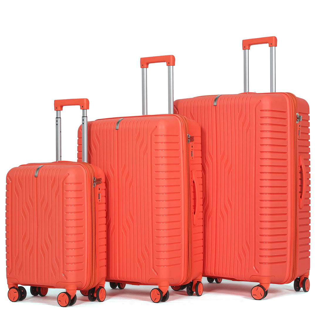 Vittorio Classic 3 Piece Expandable Luggage Set