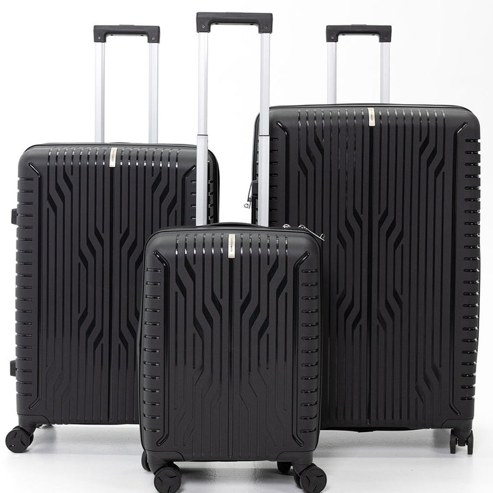 Vittorio Classic 3 Piece Expandable Luggage Set
