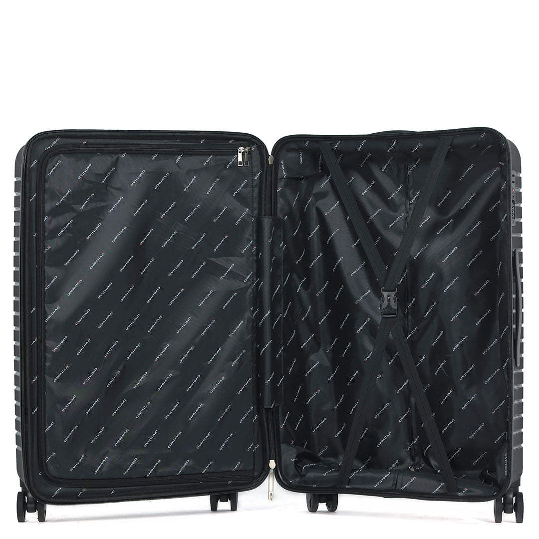 Vittorio Classic 3 Piece Expandable Luggage Set