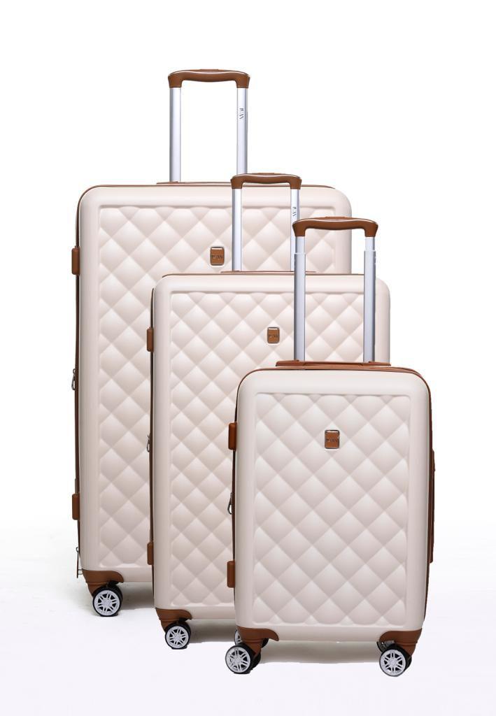 It luggage fashionista discount natural hard shell suitcase